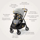 Premier Modes Merge Stroller with EZ Spin Wheels for 360 Rotation - Midtown