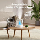 Cool Mist Ultrasonic Humidifier - White