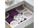 30-Piece Food Storage Container Set - Amethyst
