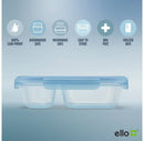 8-Piece Snap and Nest Snack Divided Food Storage Containers - Blue