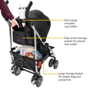 Step Lite Compact Stroller - Back to Black