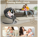 Baby Swing for Infants with Bluetooth - Black