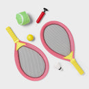 Racket Badminton Set 6pc - Pink
