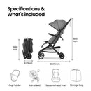 Velo Lightweight Stroller - Grey