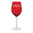 Set of 6 Wine Glasses - Ruby Red
