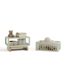 Santorini Deluxe 3-in1 Convertible Bassinet - Sage with Driftwood