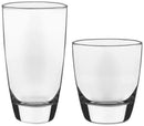 Clear Glass Drinkware Set - 16 Piece