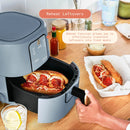 3 Qt Digital Air Fryer with TurboCrisp Technology - Blue