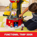 Mighty Lookout Tower with 4 Exclusive Bonus Action Figures, Toy Car, Lights and Sounds