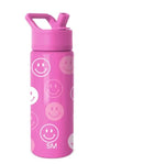 22oz Summit Happy Face Water Bottle