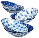 Set of 6 Carnival Soup/Pasta Bowls - Blue