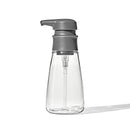 15oz Soap Dispenser Gray: Kitchen & Hand Soap Pump, Plastic, Compatible with Gel & Dish Soaps, 7.75" Height