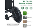 Folding Wagon Stroller for 2 Kids - Black