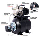 1.6HP Shallow Well Pump with 5-Gallon Pressure Tank – Automatic Water Booster, Garden & Irrigation Pump
