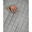 Nido Car Seat Swaddle Cover - Print Grey Stars