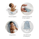 Wave 4-in-1 Bath Tub - White
