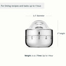 Mechanical Kitchen Timer - Stainless Steel