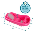 The First Years Sure Comfort Deluxe Newborn to Toddler Bathtub - Pink