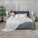 Waffle Blanket Extra Large 50" x 60” - White