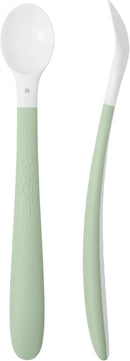 Feeding Spoons - Powder Green
