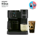 K-Duo Essentials Hot & Iced Single-Serve K-Cup Pod Coffee Maker & Carafe