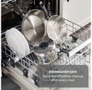 Simply Cook 3.5qt Stainless Steel Saute Pan with Lid