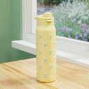 Stainless Steel Manual Chug Bottle - Yellow