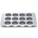 12-Cup Non-Stick Muffin Pan - White