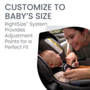 Willow SC Infant Car Seat with Alpine Base - Pindot Onyx
