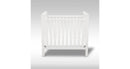 Classic Mini Crib Convertible to Twin - White