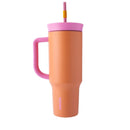 40oz Stainless Steel Straw Tumbler - Tangy Tango