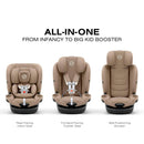 Rotating All-in-One Car Seat - Almond Beige