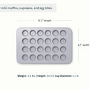 24-Cup Mini Muffin Pan - Slate