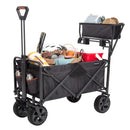 Folding Wagon with Brakes - Gray
