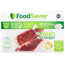 FoodSaver Vacuum Sealer Roll Combo Pack - 8" x 20" (1 Roll) & 11" x 16" (4 Rolls) with 36 Quart Bags