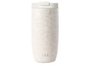 16oz Voyager Leopard Travel Mug Cream