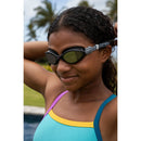 Junior Mirrored Swim Goggles - Black/Gray