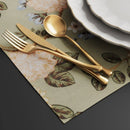 3pc Organic Tumbled Flatware Set Gold - Threshold™