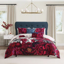 Bebejan Zinnia 5 Piece Reversible Comforter Set - Queen