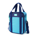 Classic Molded Lunch Bag with Ice Pack and Container - Blue