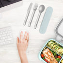 Reusable Stainless Steel Travel Utensil Set with Carrying Case