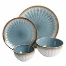 Nova 16-Piece Service for 4 Dinnerware Set – Blue