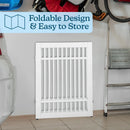 Pet Adobe 5-Panel Foldable Indoor Dog Gate, White