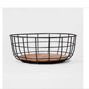 Wire Fruit Basket - Black