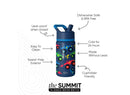 Summit Kids Water Bottle - Navy Blue