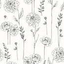 Maisey Peel and Stick Wallpaper Black: Self-Adhesive Vinyl, Abstract Pattern, 30.8 Sq Ft