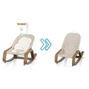Evenflo Lyra 2-in-1 Infant to Toddler Rocker - Coastal Coffee