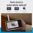 HelloBaby 5" Video Baby Monitor (HB50) - White