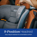 MyFit ClearTex Harness + Booster Seat - Raven