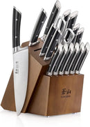 Olympus Series Forged German Steel 17-Piece Knife Block Set